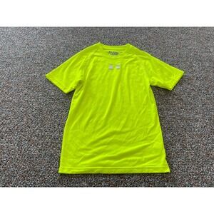 Heat Gear Boys Bright Yellow T-Shirt Youth XS